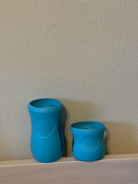 Blue Silicone Cover Set - 2 Pack (8oz and 4oz)